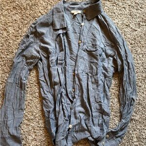 Women’s button down light blue